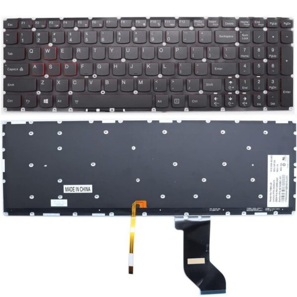 Tastatura per laptop Lenovo Ideapad Y700-15ISK Y700-17ISK mali enter sa pozadinskim osvetljenjem