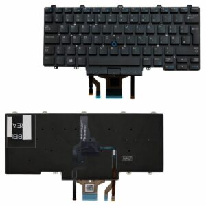 Tastatura per laptop Dell Latitude 3340 E5470 E7470 veliki enter sa pozadinskim osvetljenjem