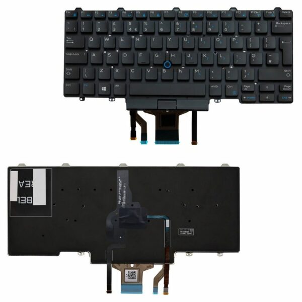 Tastatura per laptop Dell Latitude 3340 E5470 E7470 veliki enter sa pozadinskim osvetljenjem