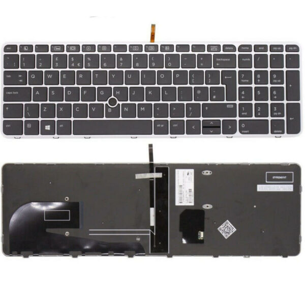 Tastatura per laptop HP EliteBook 750 G3 850 G3 G4 sa pozadisnkim osvetljenjem i gumbom