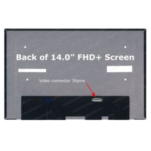 LED Ekran per laptop 14 slim 30pin FHD+ kraci bez kacenja, pomeren konektor na gore