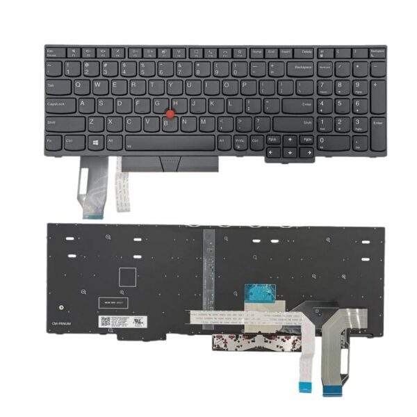 Tastatura per laptop Lenovo ThinkPad E580 E585 L580 P72 T590 E590 E595 sa gumbom