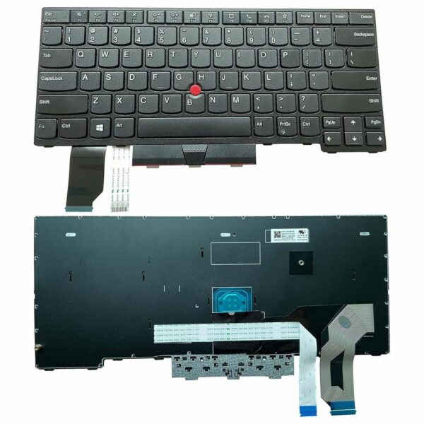 Tastatura per laptop Lenovo Thinkpad L14 gen 1, L14 gen 2 sa gumbom i backlightom
