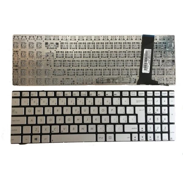 Tastatura per Asus N56 N56V N56VM N56VZ N56SL veliki enter backlight siva