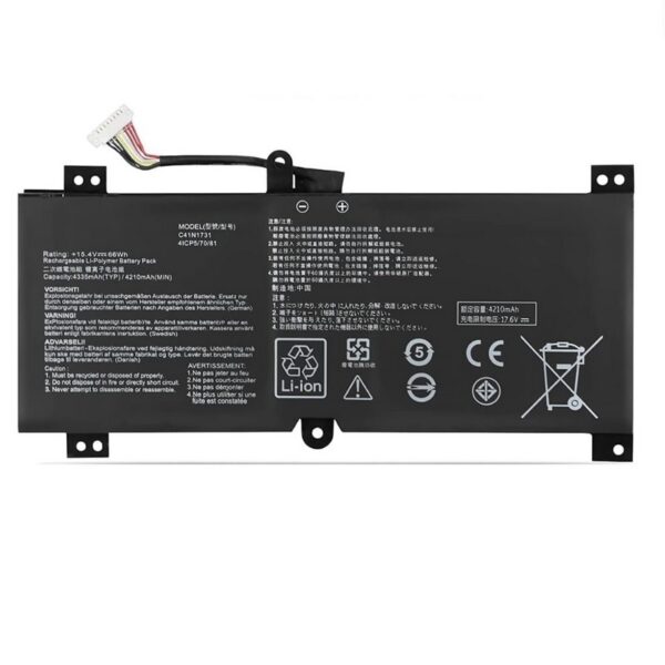 Baterija per Laptop C41N1731 Asus ROG Strix GL504 GL504GM GL504GS type A