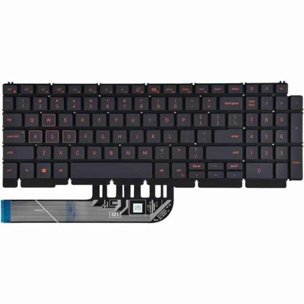 Tastatura per laptop Dell G15 5510 5511 5515 & G15 5530 5520 5521 5525 Series backlight red