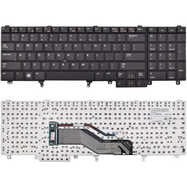 Tastatura per laptop Dell Latitude E5520 E5530 E6520 E6530 M6600 sa pozadinskim osvetljenjem