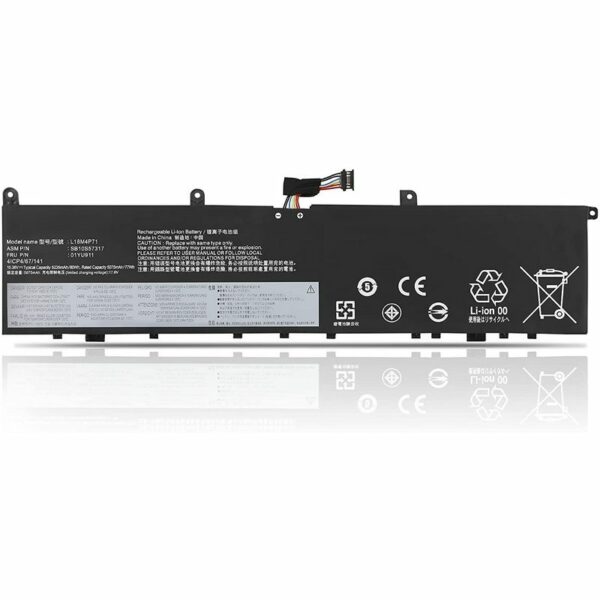 Baterija per Laptop Lenovo ThinkPad P1 X1 Extreme series 1st Gen